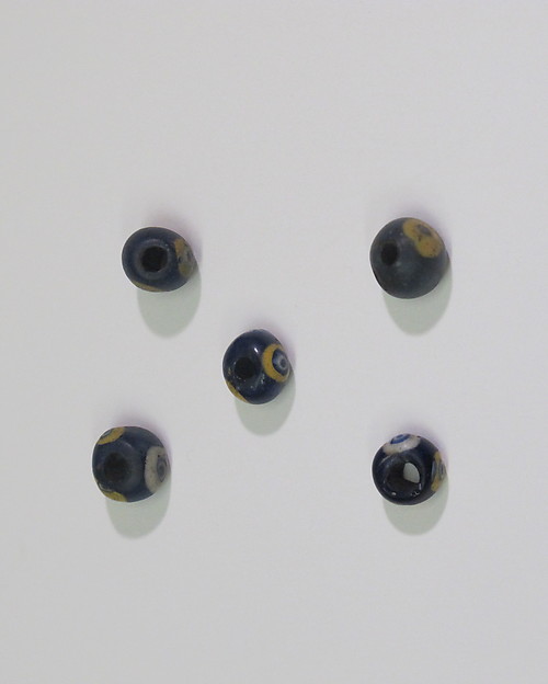 Group of 5 composite eye beads